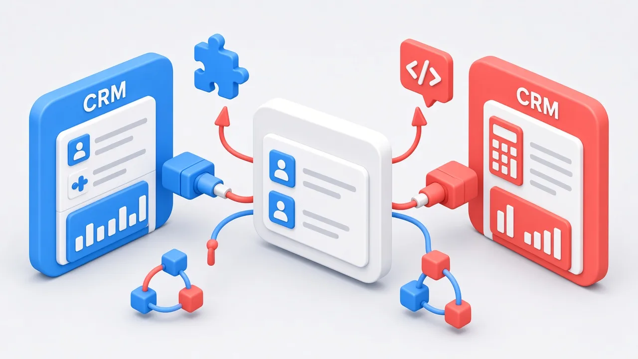 شاشة التكامل عبر API في CRMiva